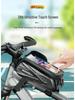 Waterproof Bicycle Handlebar & Saddle Bag with Phone Holder