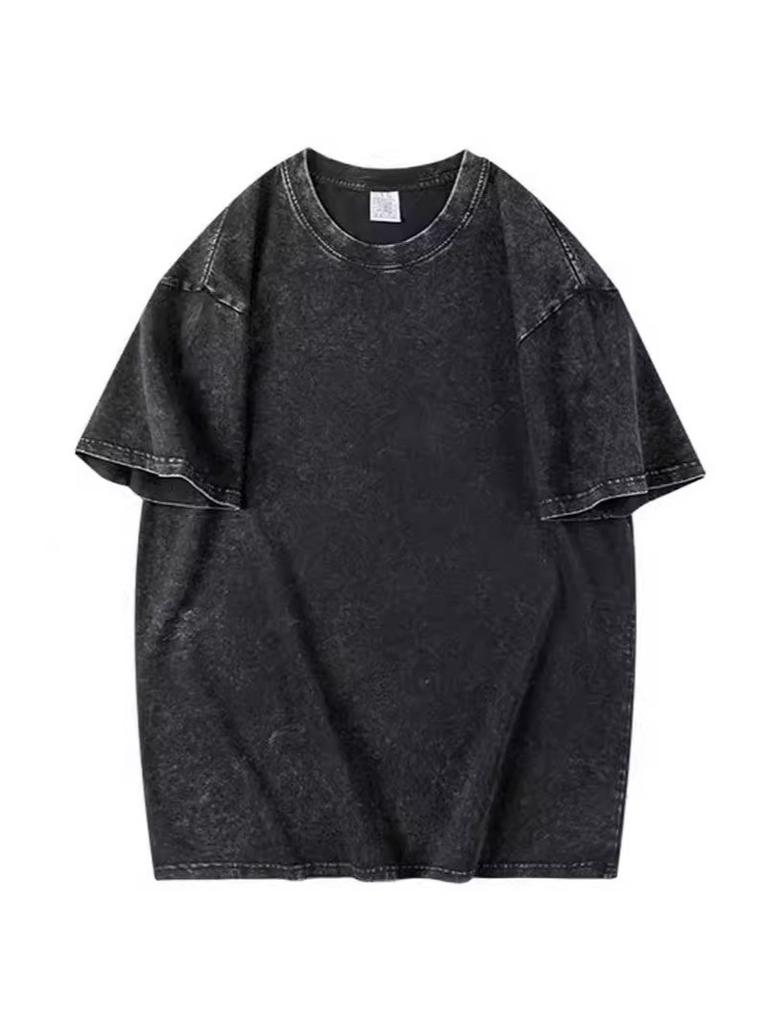 Vintage Cotton Wax Batik T Shirt For Men Women Casual Daily Wear