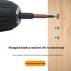 Hexagonal Magnetic Shock-Resistant S2 Screwdriver Bits for Electric and Pneumatic Drills