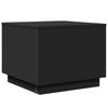 LED Coffee Table Black 50 x 50 x 40 cm
