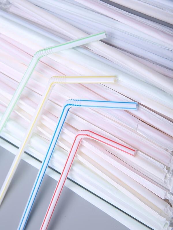ZISIZ Food Grade Bendy Drinking Straws