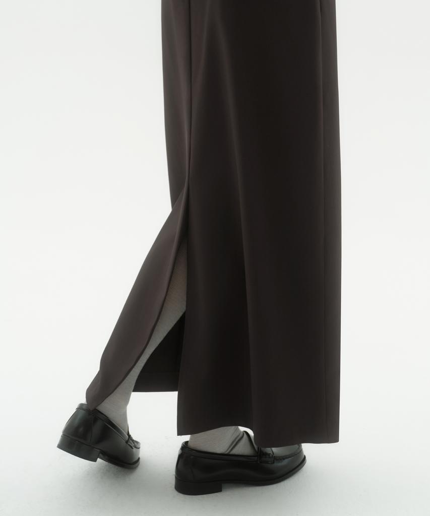 Musinsa Standard Woman Women'S Maxi Skirt [Dark Brown]