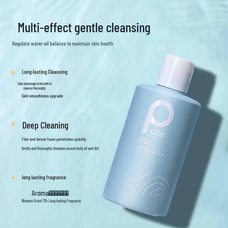 Boti Sea Salt Purifying Shower Gel