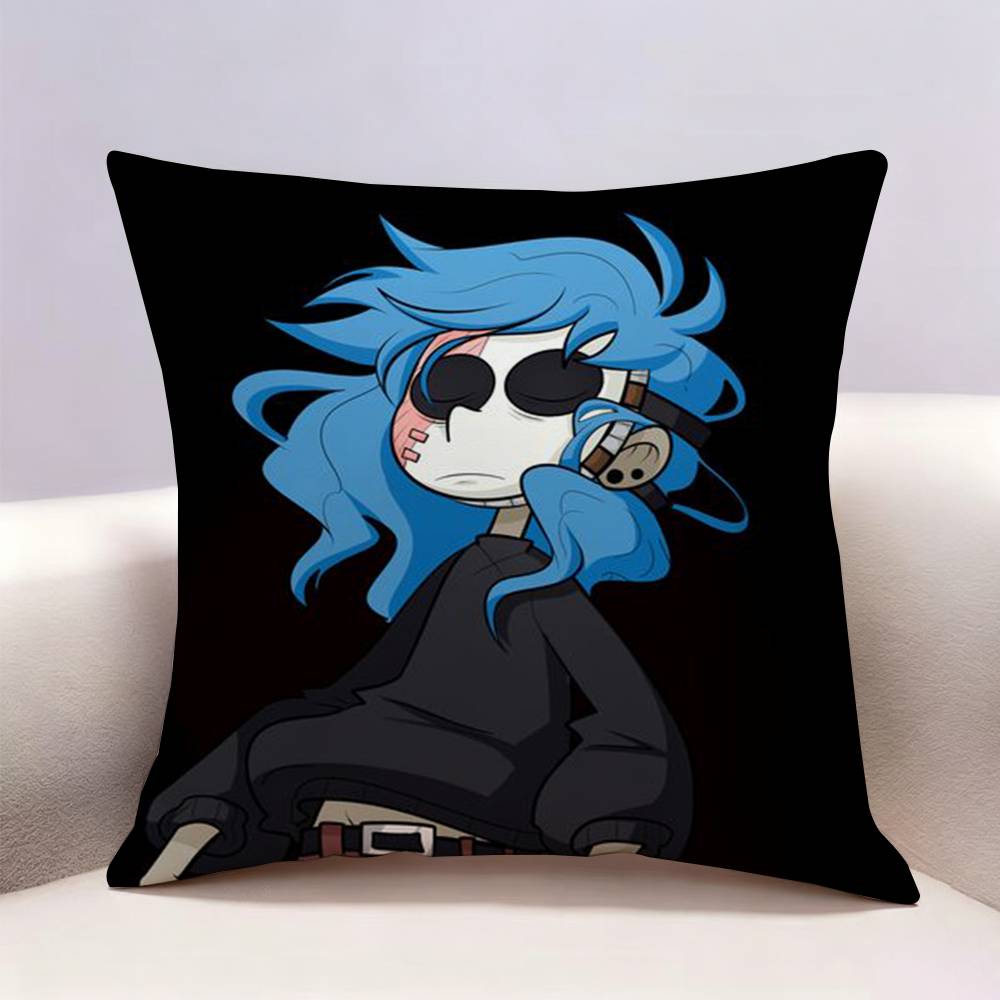Horror Game SSally Face Doublesided Print Pillow Case Cushion Cover Throw Pillow Case For Car Sofa