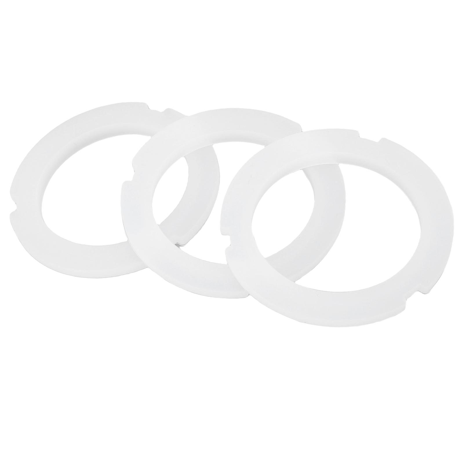 3pcs 58mm Coffee Machine Silicone Seal Rings Fit for Donlim DL KF5700 7499 Coffee Maker Seal Gaskets