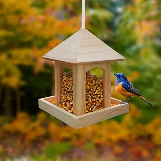 Bird Feed Box, Bird Feeder, Outdoor Suspended Automatic Bird Feeder, Rain Proof JXL173306
