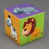 Children's Creative 3x3x3 Magic Cube Puzzle Dinosaur Animal Fruit Car Toys Early Learning Children Puzzle Gift Magic Cube