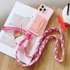Hand Weaving Mobile Phone Lanyard Adjustable Crossbody Phone Strap Durable Mobile Phone Straps