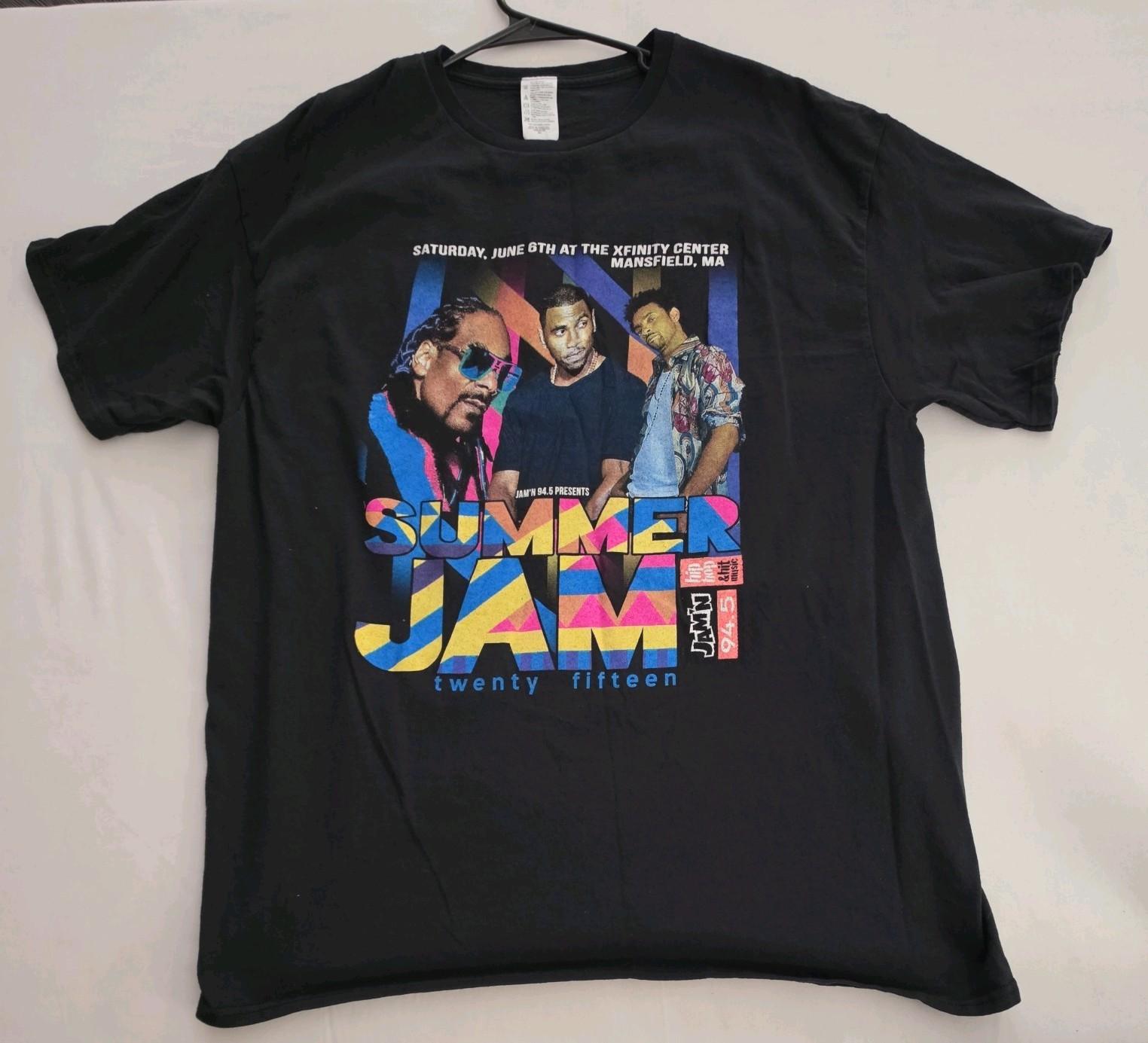 Snoop Dogg Summer Jam 2015 Concert T Shirt XL Unisex T-Shirt L