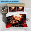 Rider On Fire 3PCS Bedding set,Ideal for 1pc Duvet Cover And 2pcs Pillowcases Perfect for Fan gift,Ideal for Bedroom, Dormitory
