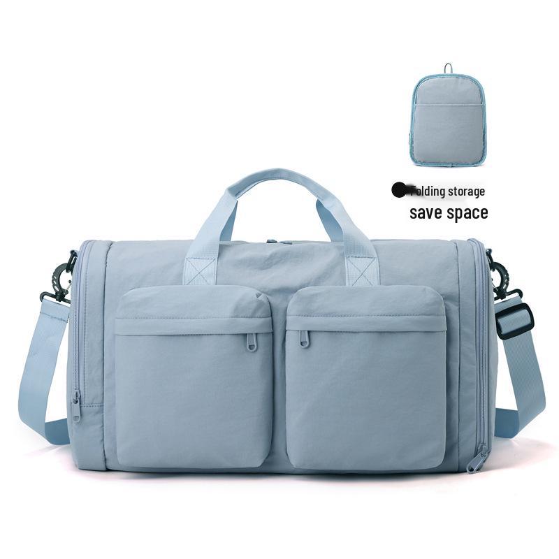 Duża Składana Torba Podróżna i Fitness z Separacją Mokrego/Suchego