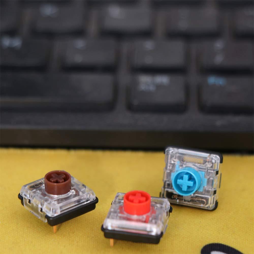 10pcs Acrylic Choc V2 Low Profile Switch High Ultrathin Mini Low RGB Key Keypad Knocking Custom Low Profile Switch