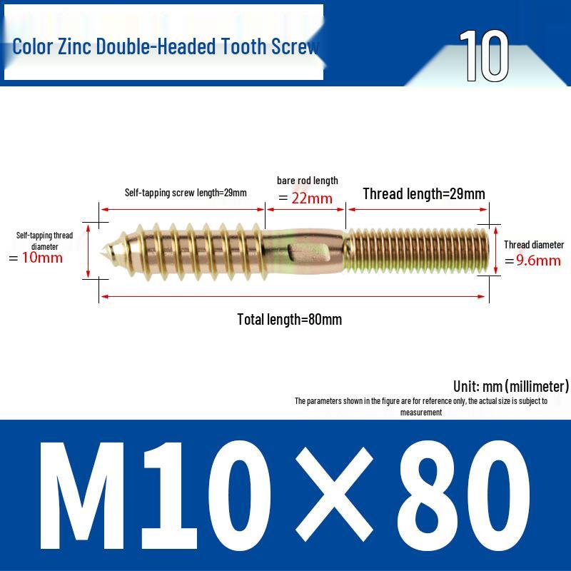 Śruba samogwintująca ze stali nierdzewnej 304 z podwójnym łbem i gniazdem sześciokątnym do mebli, ostro zakończona, M4 M5 M6 M8.