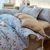 Printed Pure Cotton Student Dormitory Three-piece Four-piece Single Quilt Cover Sheet Pillowcase Duvet Cover