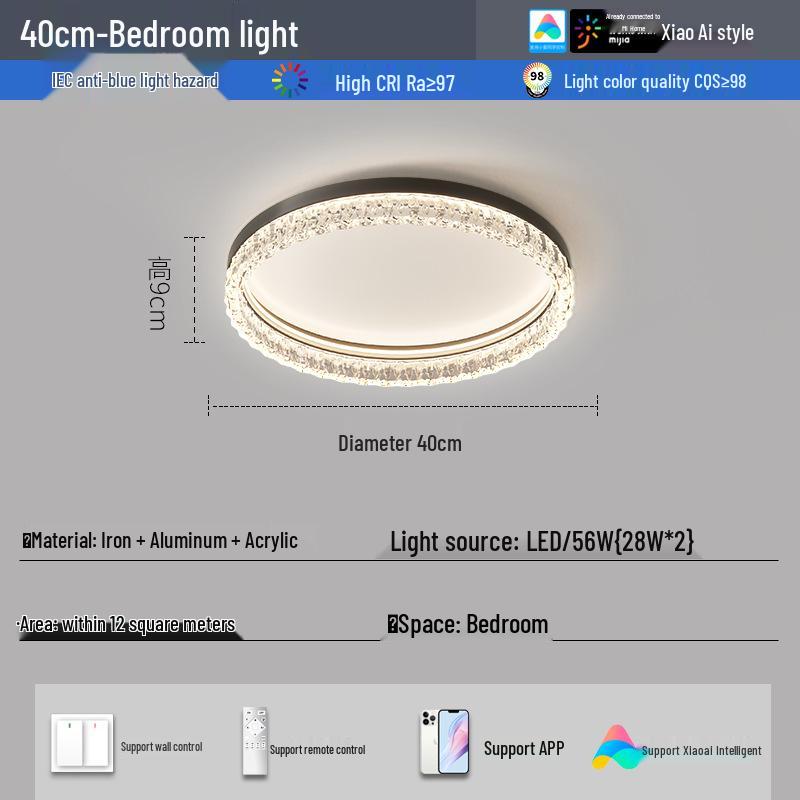 Italian Luxury Ceiling Lamp Set: 2025 Modern Atmospheric Design for Living Room