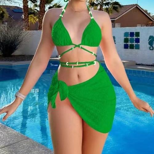2026 New Swimsuit Sexy Bikini Three Piece Set