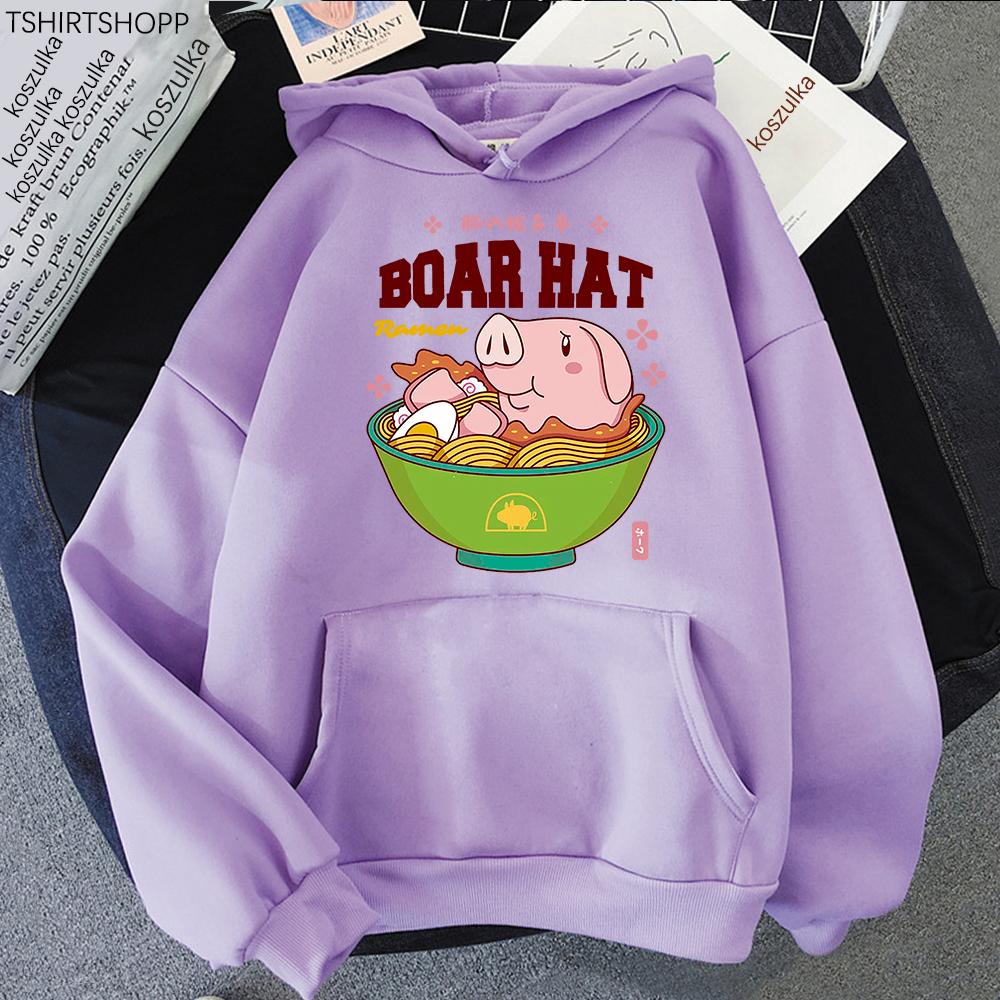 The Seven Deadly Sins Hoodie Women Anime Nanatsu No Taizai Sir Hawk Ramen Hoodies Unisex Cute Pig Noodles Pullovers Sweatshirts