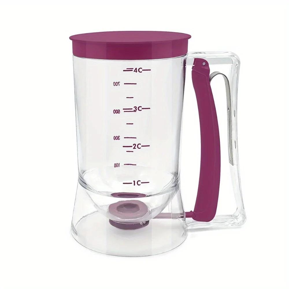 Pfannkuchenteigspender, Teigtrenner, Backgeschirr, Küchenwerkzeug für Pfannkuchen, Cupcakes, Waffeln, Muffins, Mix, Crêpe-Kuchen, Backzubehör