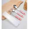 ZISIZ Strawberry 304 Stainless Steel Kids Cutlery Set