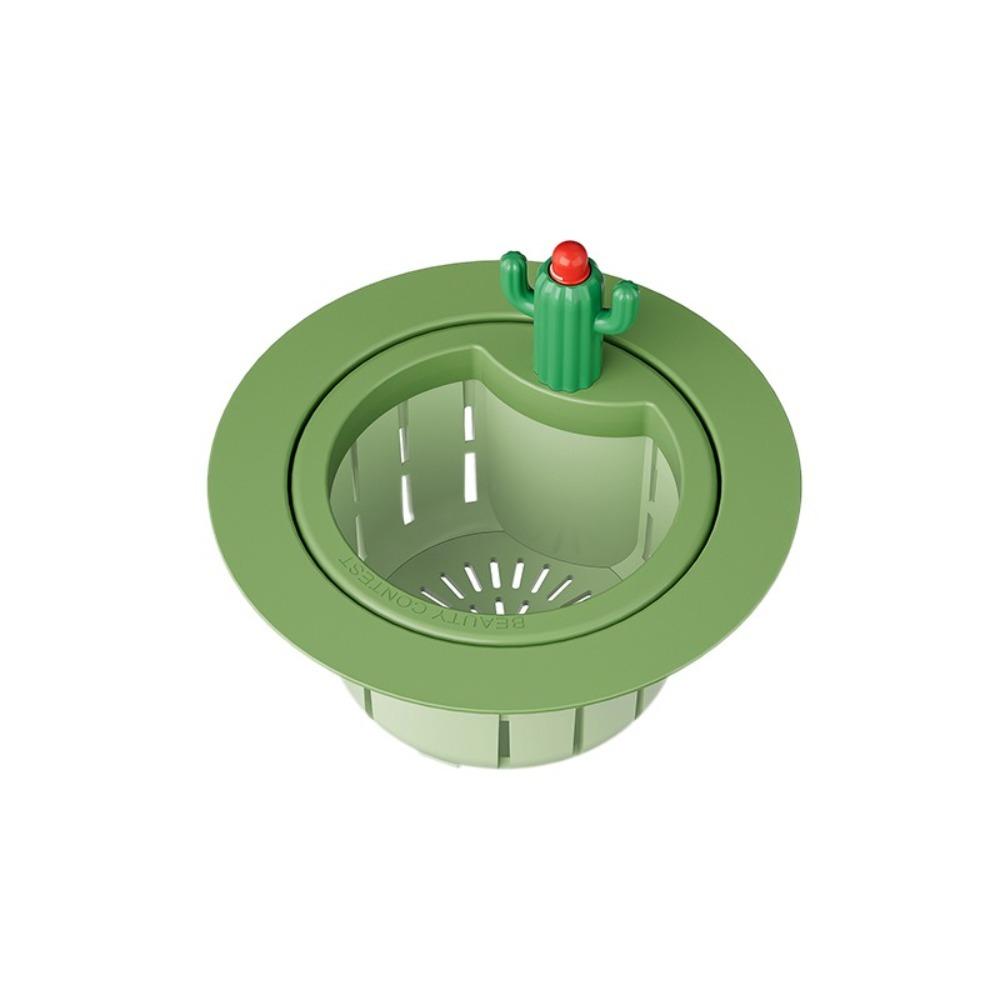 

Cute PP Cactus Filter Cartoon Fine Mesh Sink Strainer Kitchen Accessories Waste Collector Sink Stopper Waste
