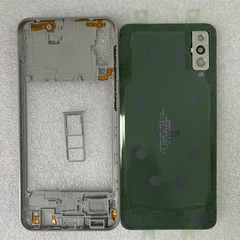Vollständiges Gehäuse für Samsung Galaxy A50 2019 A505 A505F A505DS Mittelrahmen Abdeckung Akku Rückseite Abdeckung Reparaturteile