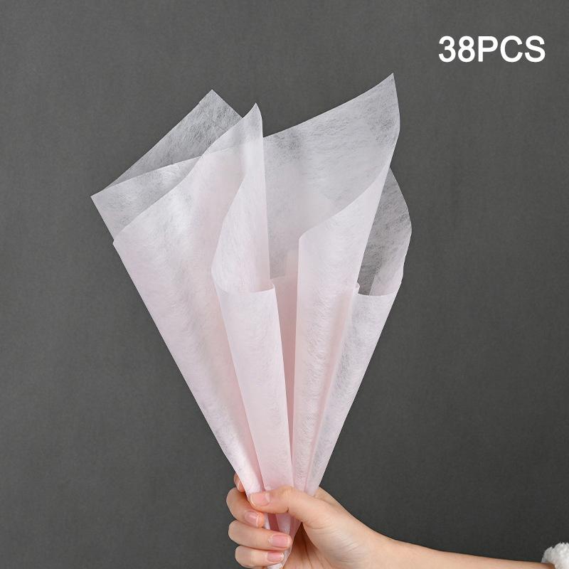 Flower Packaging Paper Translucent Milk Cotton Lining Paper For Florist Wrapping Bouquet Wedding Soft Colorful Decorative Paper