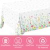 Gatherfun Wildflower Party Decorations Set: Flower Birthday Decorations, Includes 2-Pack Wildflower-Themed Tablecloths for Wildflower Baby Shower