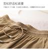 Korean Lazy Style Vest, Off-Shoulder Sleeve Shirt, and Shorts Three-Piece Set