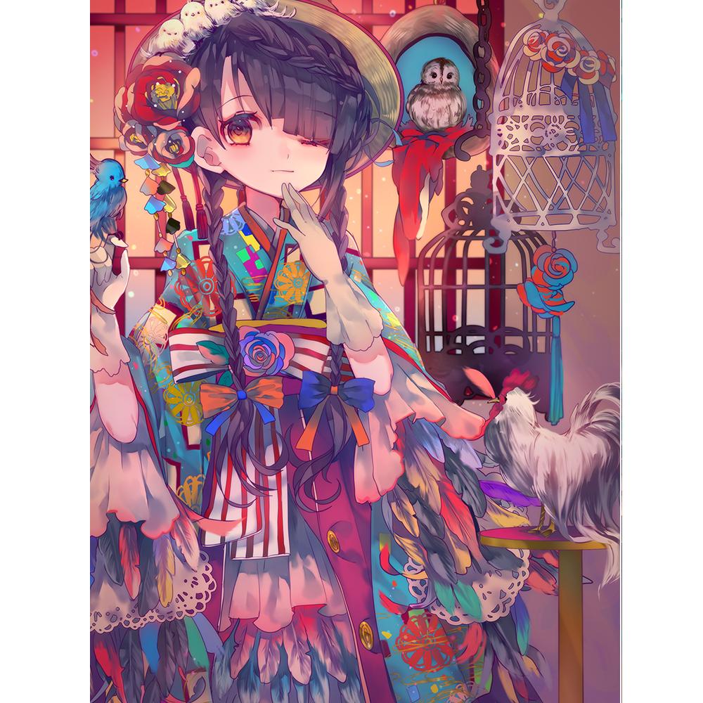 Full Round Mosaic Diamond Embroidery Sailor Moon 5D DIY Diamond Painting Cross Stitch Home Decoration Painting Kits