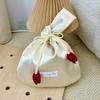 Yousheng Women Handbag, Portable with Tulip Flower Decoration Handbag, Handheld Stylish Design, Large Capacity Bag for Daily Wear