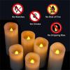 Set of 9 LED Flameless Candles Remote Control  Wax Pillar LED Candles Decorative Lighting for Home Decor Party Wedding Christmas