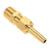 5pcs Brass Fountain Nozzle 1/8" 1/4" Thread Hexagonal Injection Head Water Curtain Landscape Equipment Garden Pond Swimming Pool