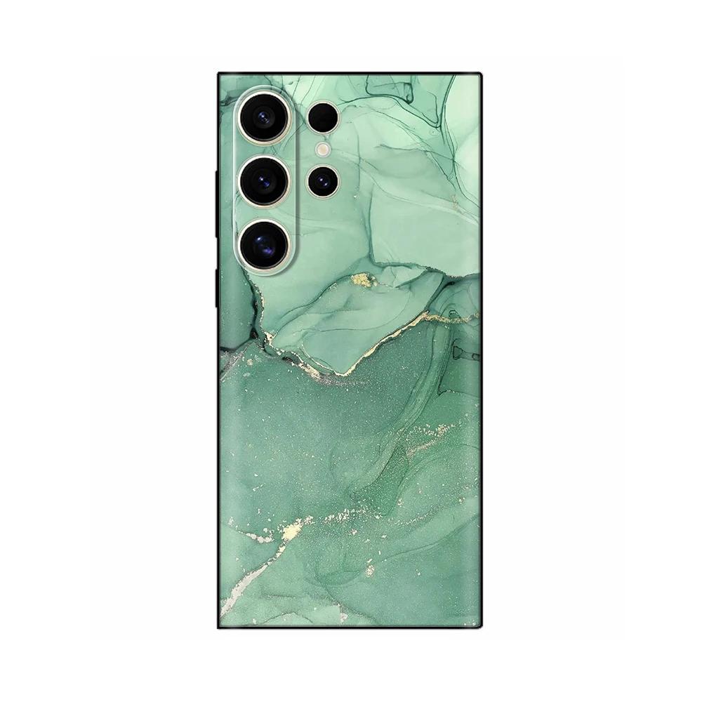 Pouzdro Pro Samsung S25 Ultra Umělecký Styl Plné Krytí Kryty Fundas Pro Samsung Galaxy S25 Ultra S25ultra Pouzdra Z Tekutého Silikonu