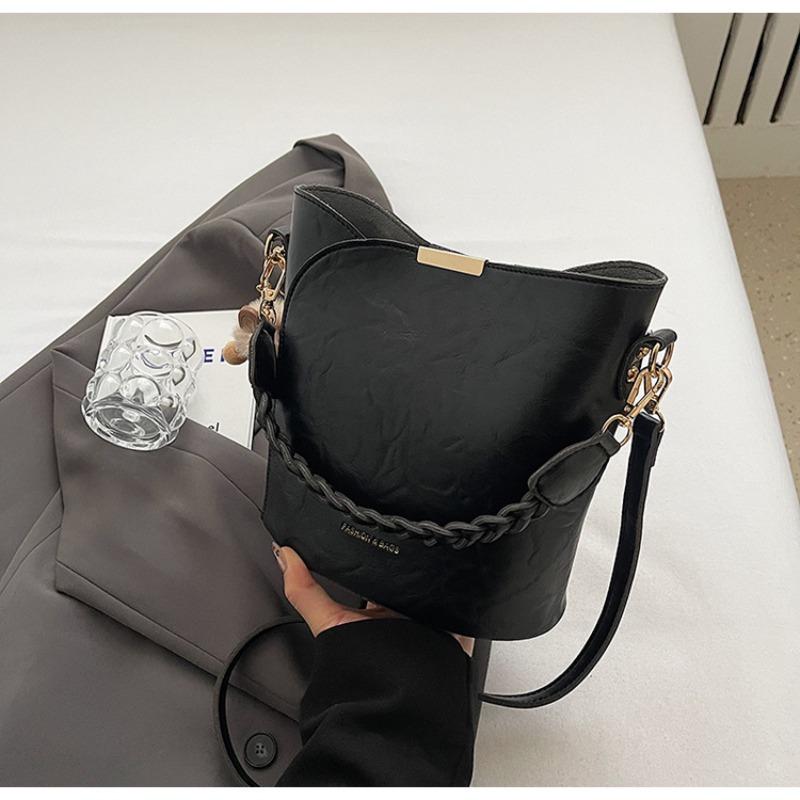 Fashionable Handbag - Niche Design - Single Shoulder Crossbody Bag - Bucket Bag