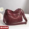 Stylish Soft Pu Leather Multi-layer Shoulder Crossbody Bag For Women With Spacious Capacity