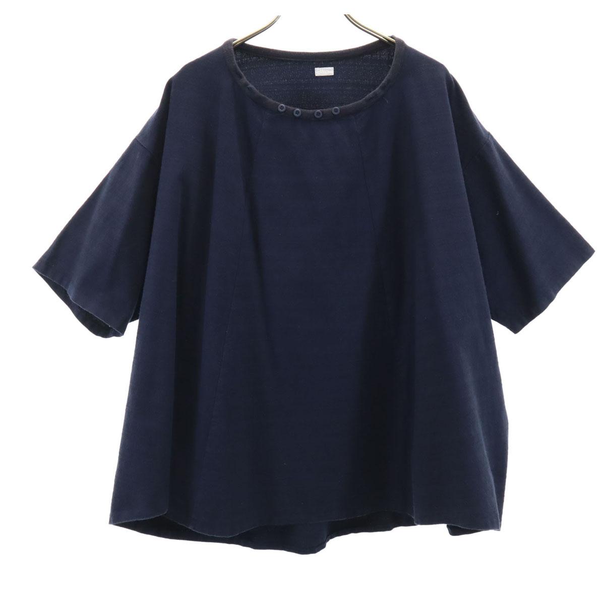 

Milok сделано в Японии Рукав три четверти Крой 46 Темно-синий Мужской Б/У