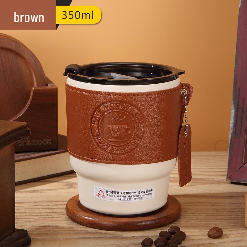 Outdoor Stainless Steel Insulated Coffee Cup - Portable, Creative Design for Home & Travel
