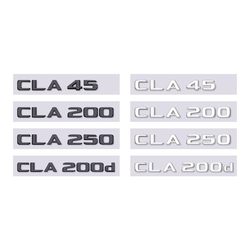 CLA45 CLA200d CLA250 letter car stickers for Mercedes Benz CLA class refit CLA series new old style rear trunk logo tail labels