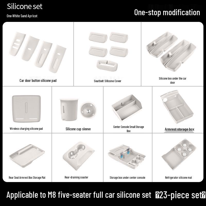 AITO M7 M8 M9 Accessories: Wireless Charger Pad & Interior Trim Mod Kit