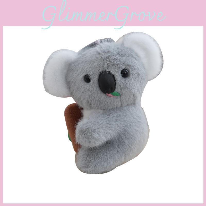 Charming Plush Koala Doll Keychain Unique Keyring For Couples With Soft Design