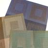 Square Frame PVC Placemats Heat Insulation Non-slip Waterproof Mats Western Food Mat Hotel Table Decoration and Accessories