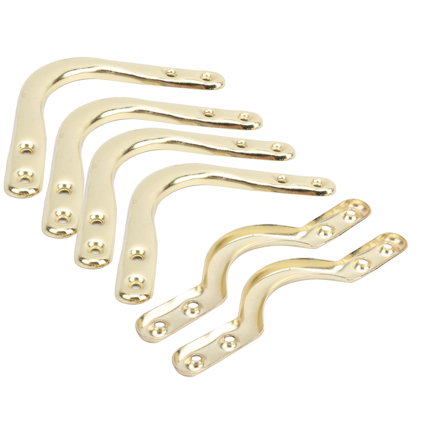 

6Pcs Billiards Corner 4in Pool Table Pocket Brackets Set Accessories for Web Net Bags