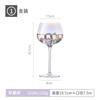 Bunter Kristallglas-Pokal Rotwein-Glasbecher Champagnerglas-Set Haus Premium Weinglas Kristall Regenbogen Glas