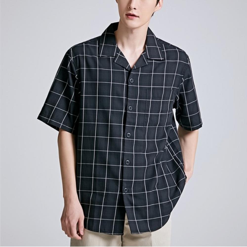 

Летняя клетчатая рубашка с короткими рукавами Spao Spycb26c42 T BEIGE/95