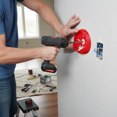 High Efficiency Wall Drilling Dust Collector Box Large Capacity Easy Installation Electric Drill Dust Collection Box Non-Slip