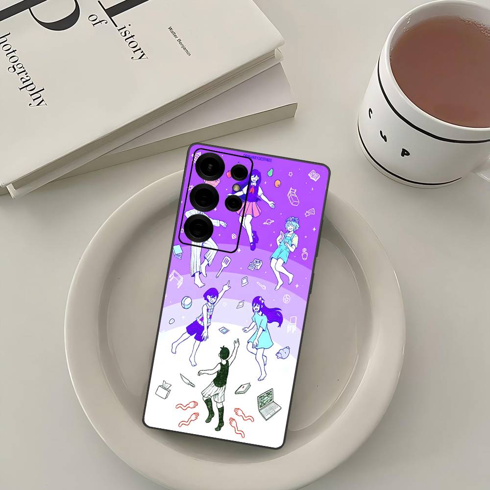 Game Omori Phone Case For Samsung S 24 Fe 25 Ultra Plus 20 Lite 21 30 22 23 24 22 Ultra 5G Fundas