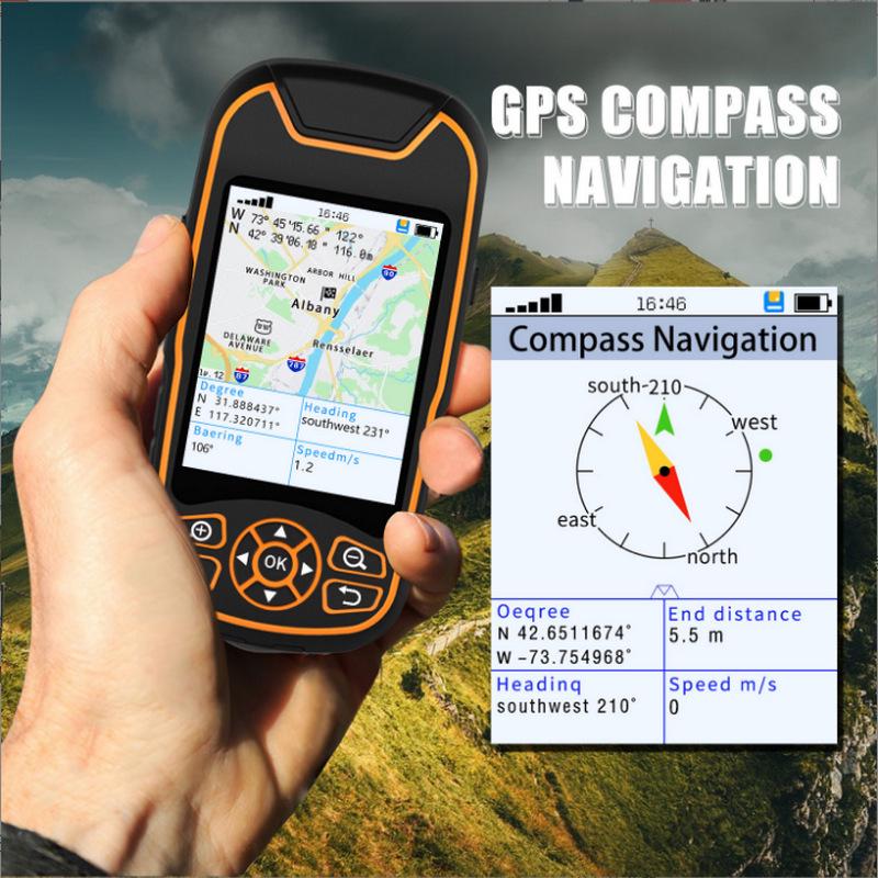 Zhuolin A8 Handheld GPS Locator - English Version, Outdoor Navigator & Latitude/Longitude Measurer