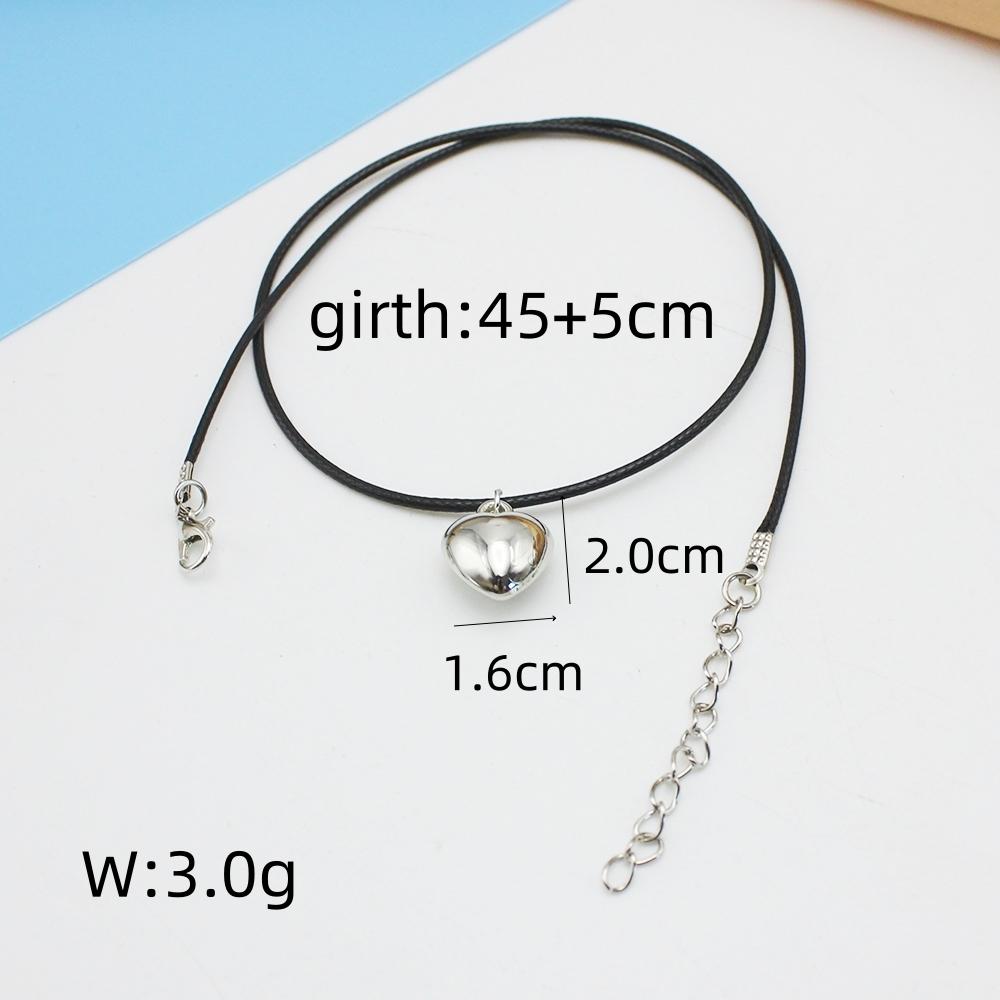 Diy Jewelry Goth Black Velvet 25mm Heart Pendant Choker Necklace for Women Weave Knotted Bowknot Adjustable Chain Jewelry