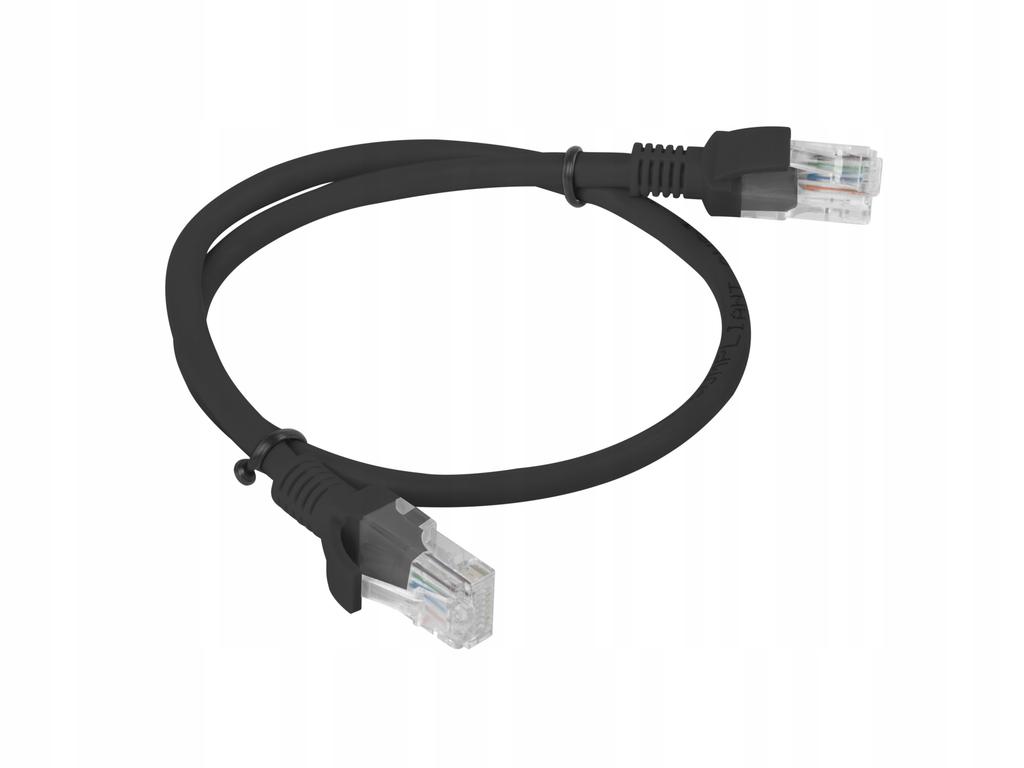 Lanberg UTP Patchcord Cat.6 0.25m Black
