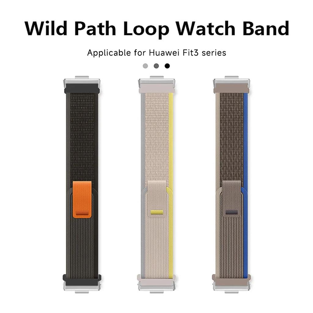 Trail Loop Band For Huawei Watch Fit 3 2 1 Strap Nylon Bracelet Sport Watchband For Huawei Watch Fit3 Smartwatch Elastic Correas